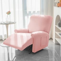 1/2/3 Seater Soft Recliner Sofa Cover Solid Color Simple Single Sofa Slipcover Relax Couch Armchair Protector Case Removable