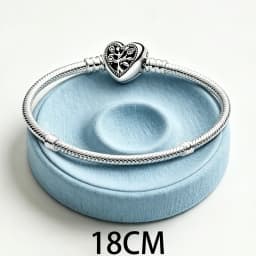 2026 New 925 Silver Heart Shaped Multi Winding Women's Tennis Sliding Bracelet Display Tool DIY Exquisite Charm Jewelry Gift