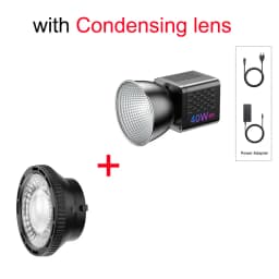 Ulanzi L024 40W RGB Fill Light Video Light COB Light Bi-color 0-359° RGB Mini Bowens Mount Fill Light from BR