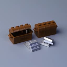 MOC ATM Games Machines Safe Figures Accessories Building Blocks Gold Egg Ore Diamond Deposit Bank Key Card Christmas Bricks Toys