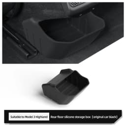 LUCKEASY for Tesla Model 3 Highland 2024-2026 Rear Seat Storage Box Below The Rear Air Outlet Rear Seat Storage Tray Accessories