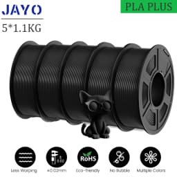 JAYO PLA Plus 3D Printer Filament 5 Rolls Filament PLA PLUS 23 Colors 1.75mm FDM 3D Printer Materials Support Free Combination