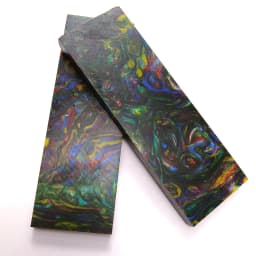2pieces Red-Green-Blue-Yellow C-Tek Mix Resin Material for DIY Knife Handle Making Material Plate Compound Handmade Material