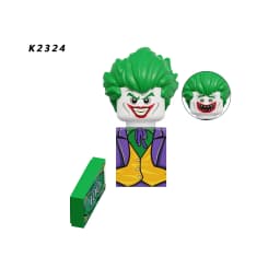 Blind Box Mini Building Blocks G0139 Figures Big Goblin Spiderman Iron Man Venom Captain Hawk Deadpool Armor Christmas Gift Toy