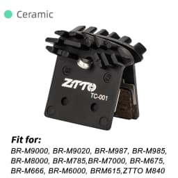 ZTTO MTB Bicycle Cooling Disc Brake Pad Heat Dissipation Ice Tech Resin Bike Hydraulic Oil Caliper Pads SLX Deore XT XTR M8000