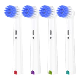 Extra Soft Replacement Brush Heads Compatible with Oral B Electric Toothbrush, Rotating Toothbrush Head for Pro 1000/100
