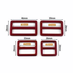 5/10Pcs 20/25/32/38mm Metal Tri-Glide Slider Clasp Bag Straps Buckles Handbag Backpack Strap Adjust Buckle DIY Bags Accessories