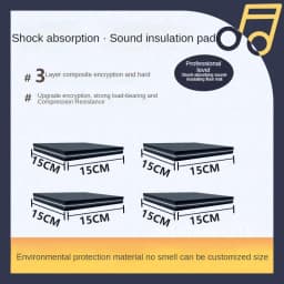 Thickness 3cm Three Layer Shock-absorbing Foam Pad Indoor Sound Insulation Anti-vibration Pad Floor Sound Insulation Shock Foam