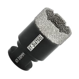 DT-DIATOOL Drill Bit M14 Porcelain Tile Crowns for Tile Granite Marble 1pc Collet, Crown Porcelain Hole Saw
