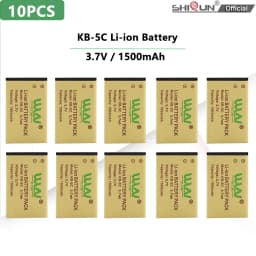 KB-5C Battery 1500mAh 3.7V Li-Ion Battery For WLN KD-C1 Walkie Talkie KD-C2 KD-C10 KD-C50 KD-C51 KD-C52 RT22S RT15 NK-U1 X6 RT22