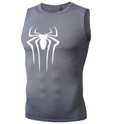 Y2K Compression T Shirt Men Workout Top Summer Sports Tights Running Tank Top Quick Dry Fitness Tank Top Skinny Vest Tight Tank
