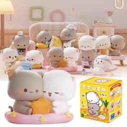Mitao Cat 4 Season Lucky Cat Cheap Cute Cat Blind Box Toys Blind Bag Cartoon Figure Doll Home Decoration Boys Girls Gift Toys