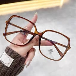 Far Sight Goggle Luxury Trend Eye Protection Myopia Glasses Retro Square Frame Eyeglasses Trend of Ultra-light Ladies Frame