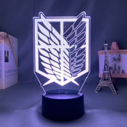 Anime Light Attack on Titan 4 Eren Yeager Figure for Bedroom Decor Night Light Kids Birthday Gift Shingeki No Kyojin 3d Lamp AOT