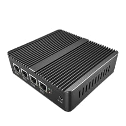 Fanless Soft Router Celeron J4125/J5005 Mini PC Quad Core 4x Intel i226 2.5G LAN HD VGA pfSense Firewall Appliance ESXI OPNsense