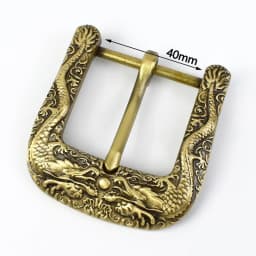 Deepeel 40mm Pure Copper Belt Buckles Head Solid Brass Pin Buckle for 38-39mm Belts Men Leather Craft Metal Jeans Accessories