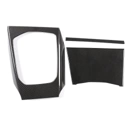 For BMW 3 Series 4 Series G20 G21 G22 2020-2025 ABS Carbon Fiber Car Gear Panel Cover Interior Kit Trim Stickers Car Accessories