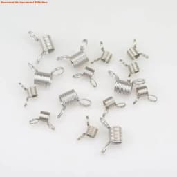 10 Pcs Beads Stopper Mini Spring Clamps Creative Bead Wire Ends Jewelry Making Tool for DIY Handmade Bracelets Necklace