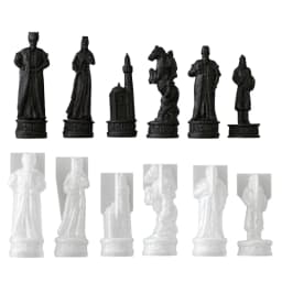 E06E Epoxy Craft Mold with Chess Theme for Display and Gift Projects