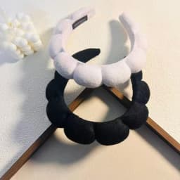 Simple Cloud Sponge Headband for Women Korean Style Candy Color Wide Brim Headband Fashion Girl Face Wash Headband Hair Accessor