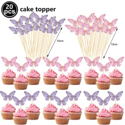 1set Pink Butterfly Balloons 32inch Number Balloon Set Happy Birthday Butterfly Foil Balloon Baby Shower Birthday Party Decors