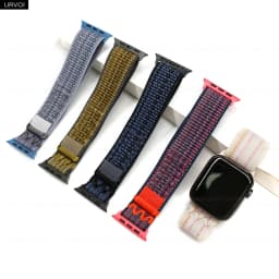 URVOI N Sport loop for Apple Watch Series 11 10 9 8 7 6 SE Nylon Loop Woven pull tab band for iWatch lightweight strap 42mm 46mm
