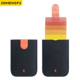 DAX V1 V2 V3 RFID Leather ID Card Holder Case Minimalist Portable Bag Men Bank Credit Card Cover Wallet Money Purse Women