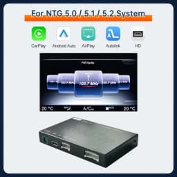 RoadTop Wireless CarPlay Android Auto for Mercedes Benz C-Class & GLC-NTG5.0 2015-2018 with Mirror Link AirPlay Car Play