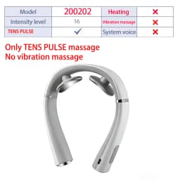 TENS Pulse Back Neck Massage 4 Models Electric Smart Shoulder Cervical Massager Muscle Beating Skin Care Tool