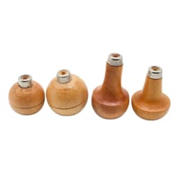 Pear Shape Wood Handle for Jewelers Gravers Beading Tool Holder Jewelry Engraving Sleeves