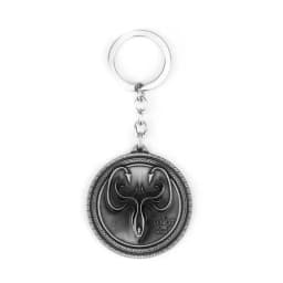Dragon House Keychain Targaryen Dragon Shape Keyring for Fan Collection Accessories Friends Gift