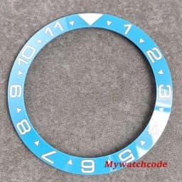 38mm X 30.6mm Watch Bezel Insert Ceramic Mods Replacement Fit For 40mm Automatic GMT SUB SKX 007 Repair Accessories Case Ring