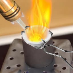 1 set Crucible Set Melting Metal Pot Silver Bowl Casting Tool Kit Steel Tongs Clamp High Temperature Practical Home Use Jewelry