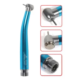 Dental High Speed 2/4Hole Clean Standard/Big Head Handpiece Push Button Air Turbine NSK Style Fit ISO Burs 1.6mm