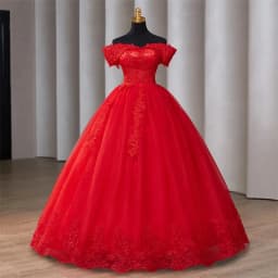 Y&M Novias Customized Off Shoulder Plus Size Vestido De Noiva Wedding Dress Long Train or Floor Appliqe Bridal Tulle Mariage