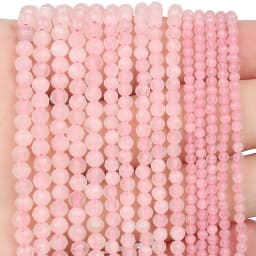 Natural Pink Opal Stone Beads Faceted 2mm 3mm 4mm Round Loose Beads Diy Bracelet Necklace Jewelry Making Accessories