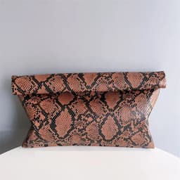 Snake Pattern Women Clutch Bag Soft PU Leather Lady Evening Bags Trend Party Girl Envelope Bag Fashion Printing Clutches Purse