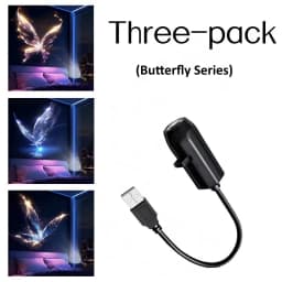 USB Projector Light Whale Jellyfish Butterfly Night Light LED Projector Lamp for Room Window Wall Ceiling Decor Festival Gifts