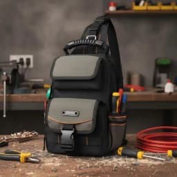 Portable Repair and Storage Bag with Handle and Shoulder Strap Repair Kit