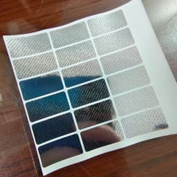 100pcs 24x12mm Hologram Security Seal GENUINE AUTHENTIC ORIGINAL Label Sticker VOID Left If Tampered Removal Proof Silver/Gold