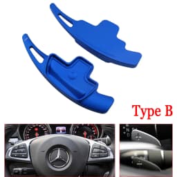 For Mercedes Benz A B Class W447 W176 W246 MB SLK R172 CLA C117 GLA X156 Car Steering Wheel Paddles Shifter Extender Accessories