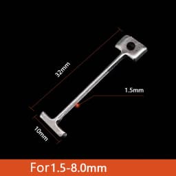 50Pcs Replacement Tile Leveling Steel Needles 0.9mm 1.5mm for Kitchen Living Room Tile Leveler Installation Construction Tools