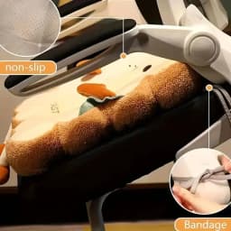 1pc Simulation Bread Toast Cushion Stuffed Memory Foam Pillow Sofa Chair Decor Seat Cushion Cute Student Chair Pad