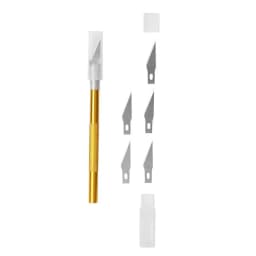 Metal Scalpel Knife Tools Non-Slip Knife Blades Engraving Knife Mobile Phone Film Paper Cut Carving Tools