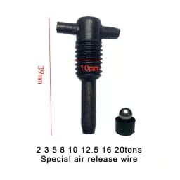 1pcs Return Oil Pressure Relief Valve Switch Oil Release Screw Oil Seal Oil Release Valve General Vertical Hydraulic Jack Parts