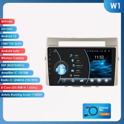 2 din Carplay Android Auto Radio For Toyota Corolla Verso AR10 2004-2009 Car Multimedia GPS autoradio RDS DSP 4G Octa Core 7862