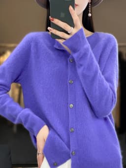 Long Sleeve 100% Merino Wool Sweaters Spring Autumn Women O-Neck Knitwear Tops Clothing Fashion Basic Tops