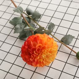 American Home Layout Simulation Autumn Daisy Fake Flower Studio Shooting Props Simulation 2 Oil Painting Dahlia