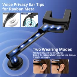 Sound Guide Tube For Matte Ray an Skyler Glasses 1 Pair Speaker Enhancer Improved Audio Experience Clearer Sound Smart Glasses
