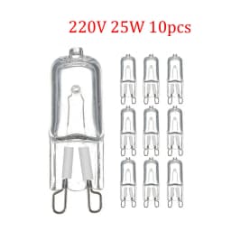 Dimmable G9 Halogen 220V 25W/40W/60W Capsule Lamps - 500℃ Heat Resistant for Refrigerators/Fans/Ovens/ Kitchen/Bathroom Fixture